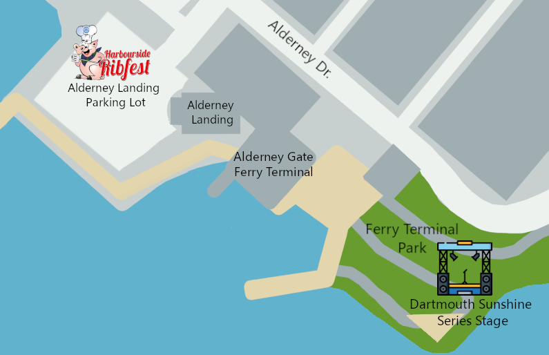 Dartmouth Waterfront Map
